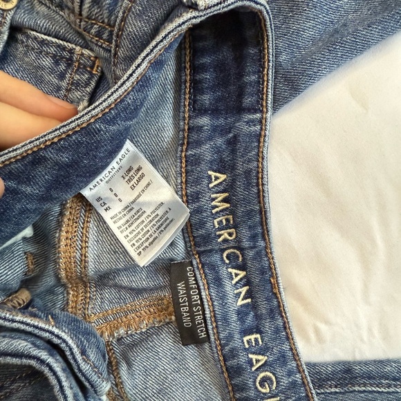 American Eagle Outfitters Distressed Skinny Jeans Size 0 - Picture 4 of 4